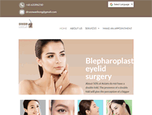 Tablet Screenshot of hongplasticsurgery.com.sg